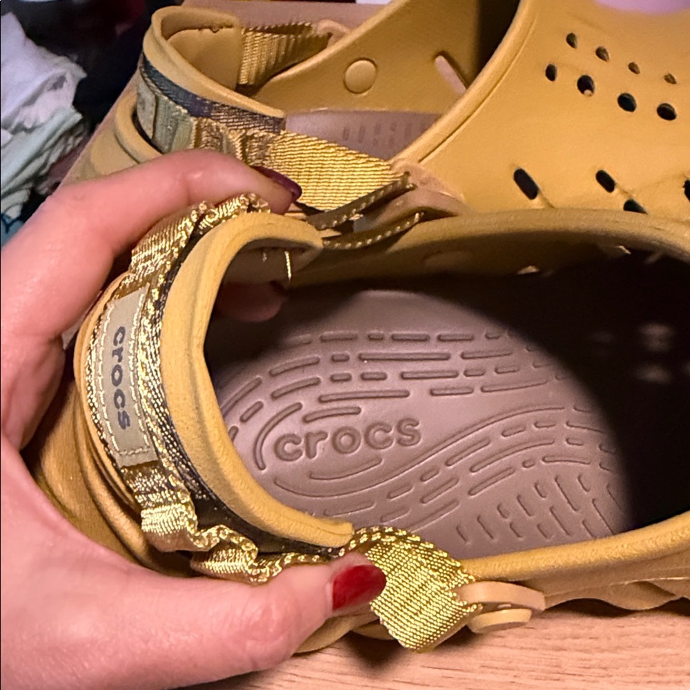 CROCS Yellow Mules & Clogs - Picture 7 of 10